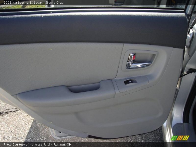Silver / Gray 2008 Kia Spectra EX Sedan