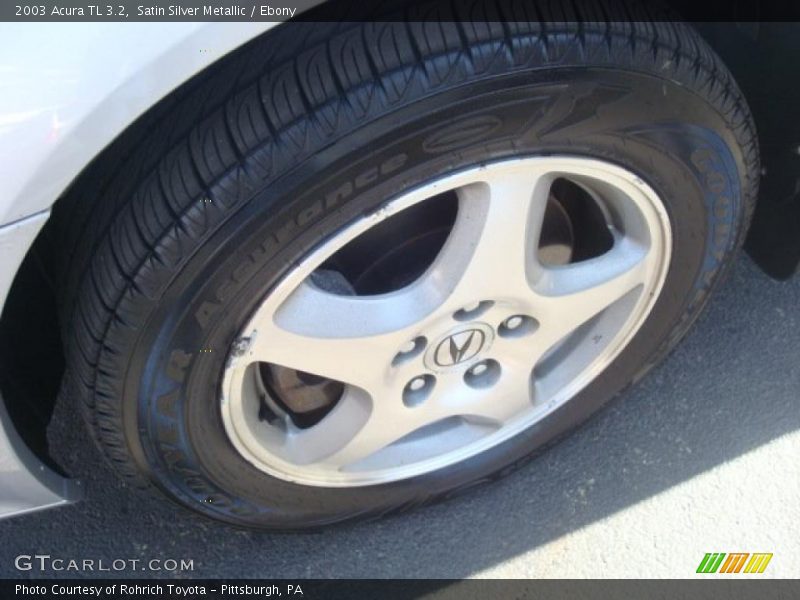 Satin Silver Metallic / Ebony 2003 Acura TL 3.2