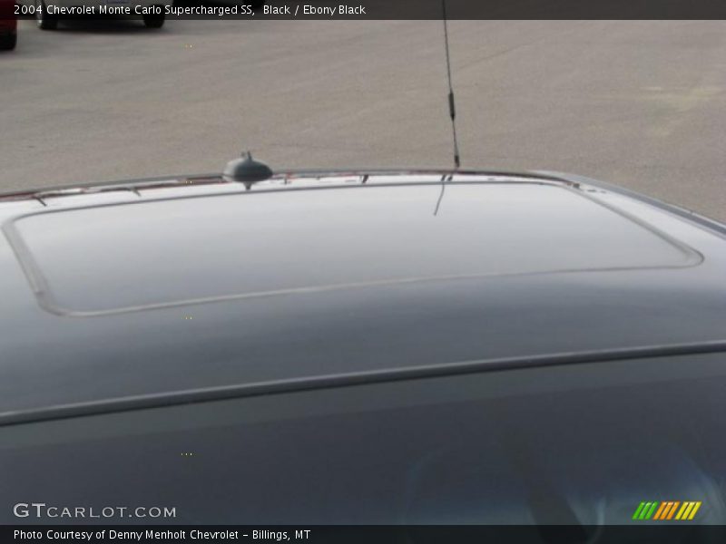 Black / Ebony Black 2004 Chevrolet Monte Carlo Supercharged SS