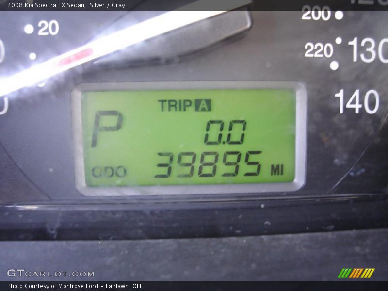 Silver / Gray 2008 Kia Spectra EX Sedan