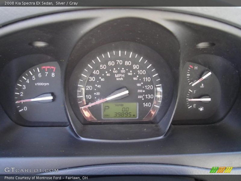 Silver / Gray 2008 Kia Spectra EX Sedan
