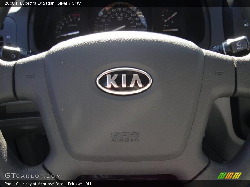 Silver / Gray 2008 Kia Spectra EX Sedan