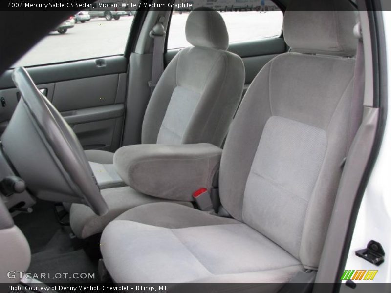 Vibrant White / Medium Graphite 2002 Mercury Sable GS Sedan