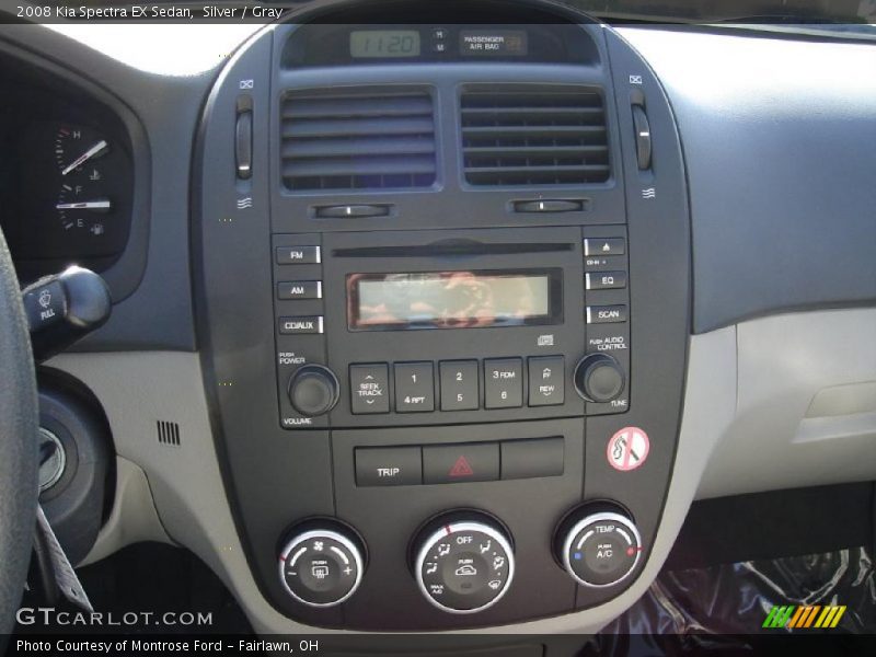 Silver / Gray 2008 Kia Spectra EX Sedan