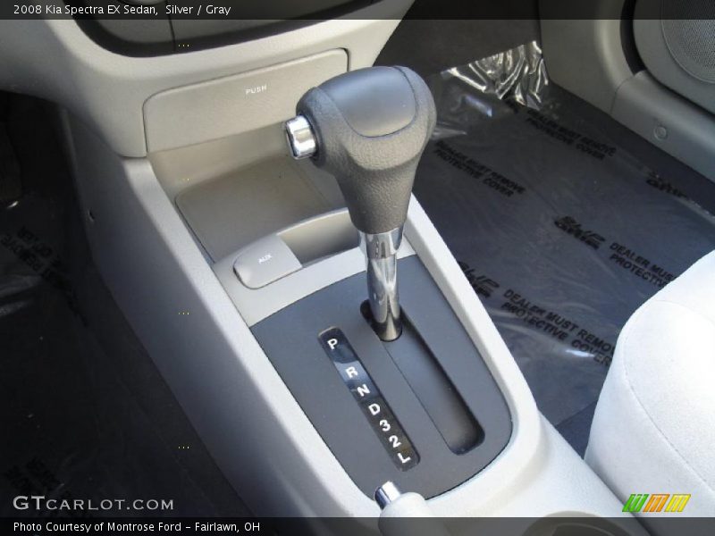 Silver / Gray 2008 Kia Spectra EX Sedan