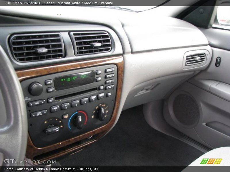 Vibrant White / Medium Graphite 2002 Mercury Sable GS Sedan