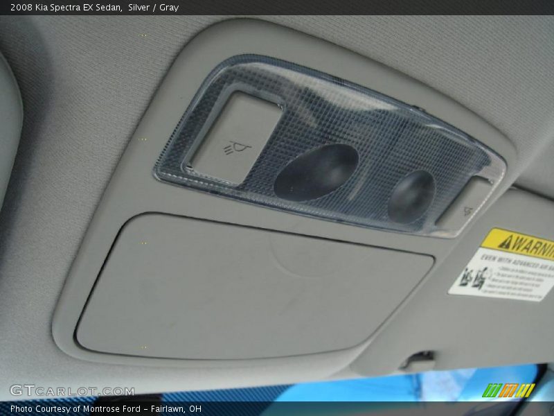 Silver / Gray 2008 Kia Spectra EX Sedan