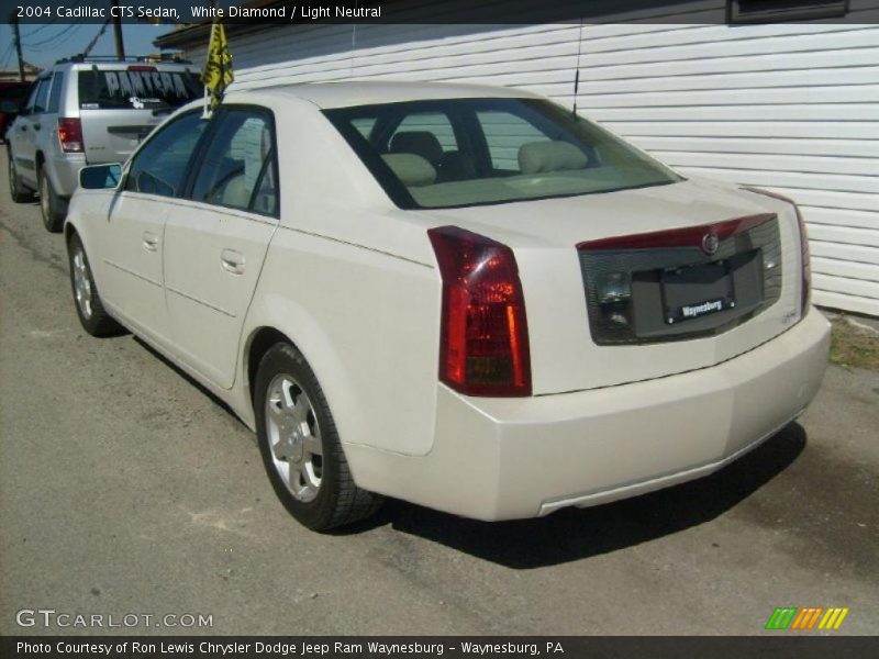 White Diamond / Light Neutral 2004 Cadillac CTS Sedan