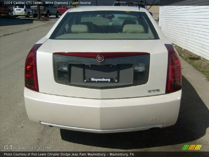 White Diamond / Light Neutral 2004 Cadillac CTS Sedan