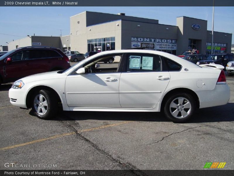 White / Neutral 2009 Chevrolet Impala LT