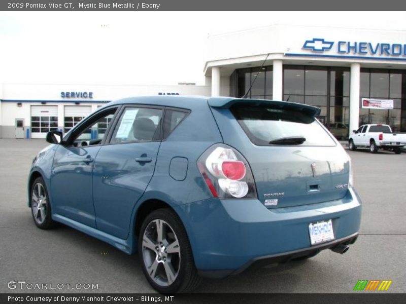 Mystic Blue Metallic / Ebony 2009 Pontiac Vibe GT