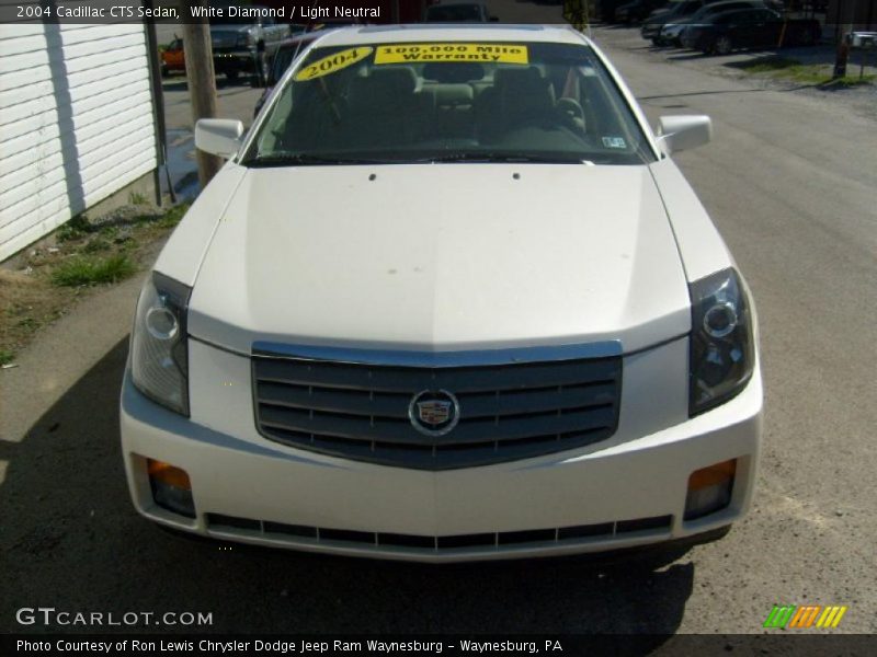 White Diamond / Light Neutral 2004 Cadillac CTS Sedan