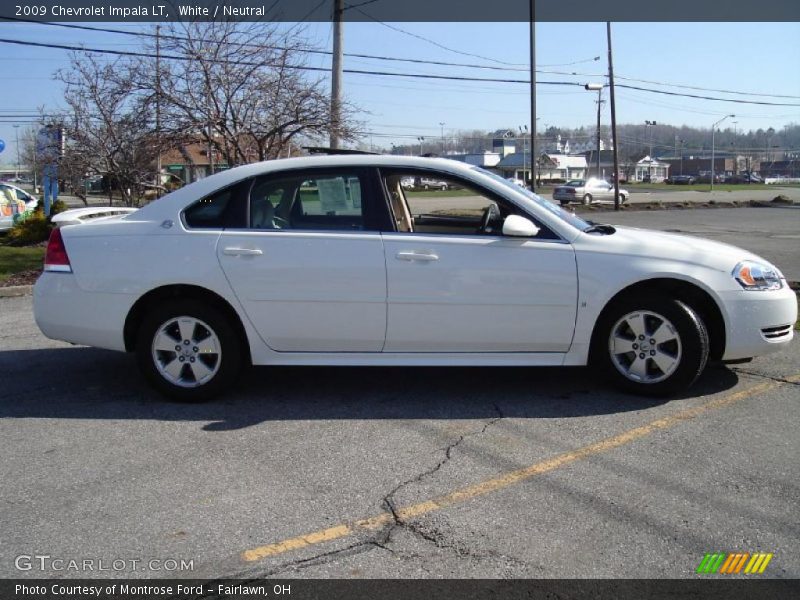 White / Neutral 2009 Chevrolet Impala LT