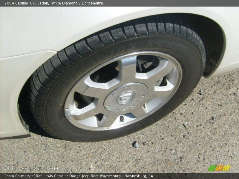 White Diamond / Light Neutral 2004 Cadillac CTS Sedan