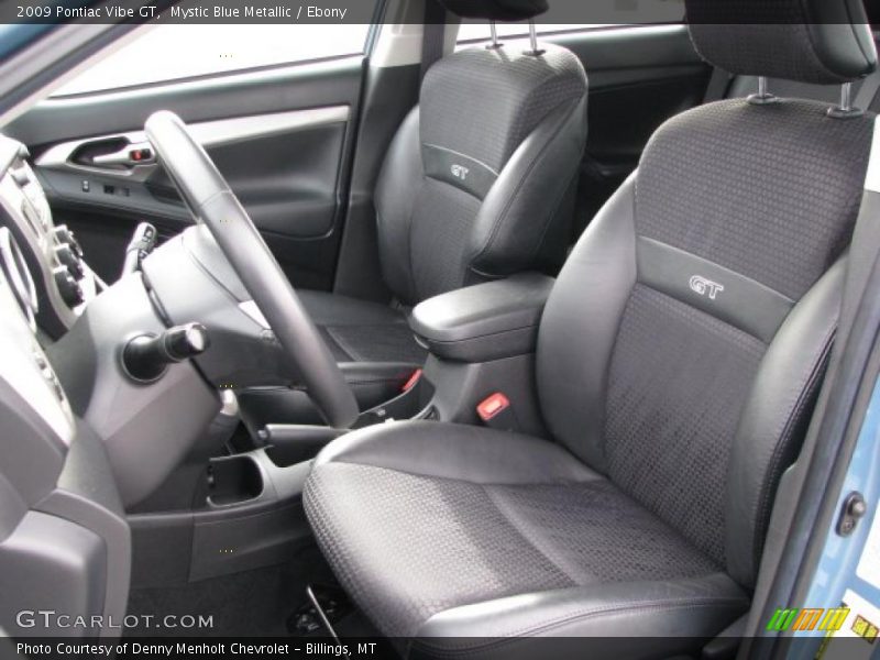 Mystic Blue Metallic / Ebony 2009 Pontiac Vibe GT