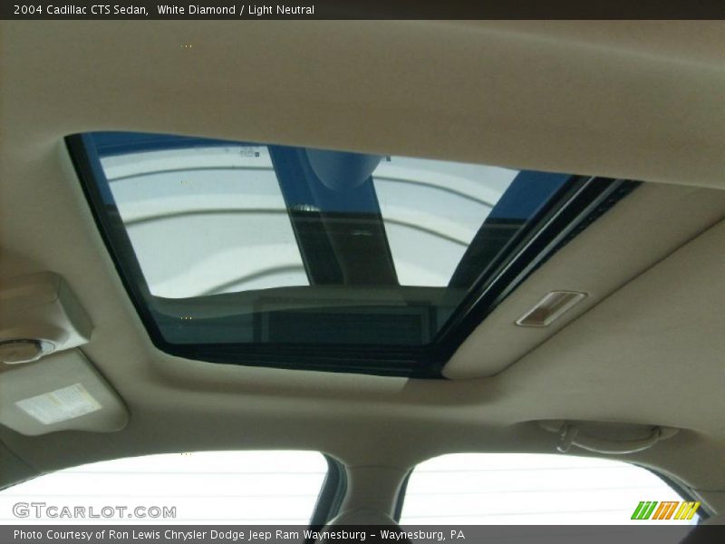 White Diamond / Light Neutral 2004 Cadillac CTS Sedan
