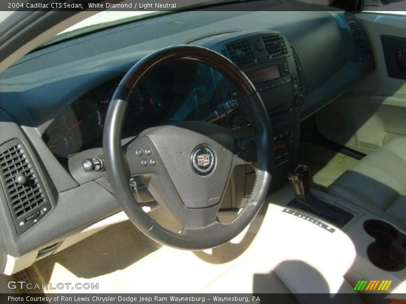 White Diamond / Light Neutral 2004 Cadillac CTS Sedan