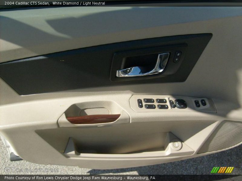 White Diamond / Light Neutral 2004 Cadillac CTS Sedan