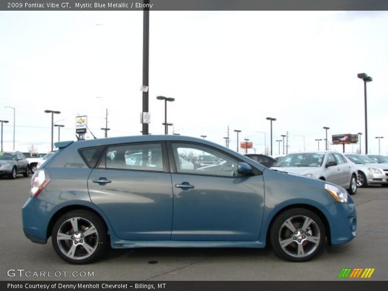 Mystic Blue Metallic / Ebony 2009 Pontiac Vibe GT