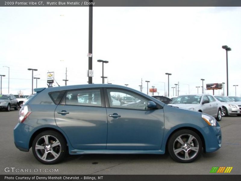 Mystic Blue Metallic / Ebony 2009 Pontiac Vibe GT