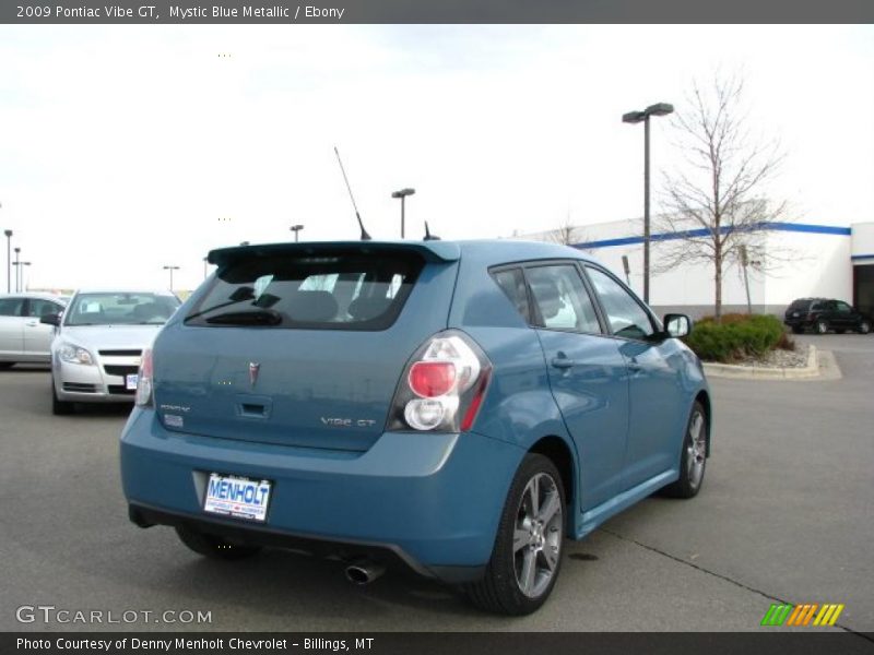 Mystic Blue Metallic / Ebony 2009 Pontiac Vibe GT