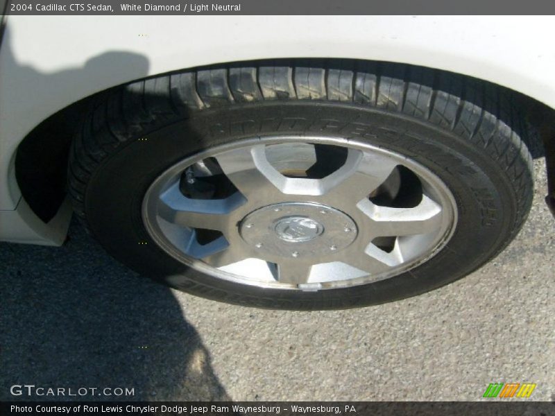 White Diamond / Light Neutral 2004 Cadillac CTS Sedan
