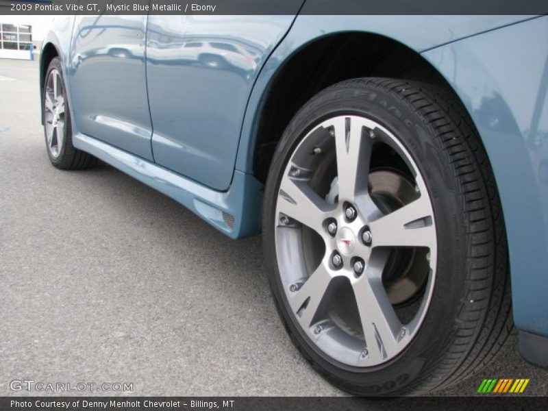 Mystic Blue Metallic / Ebony 2009 Pontiac Vibe GT