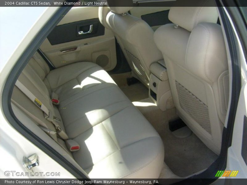White Diamond / Light Neutral 2004 Cadillac CTS Sedan