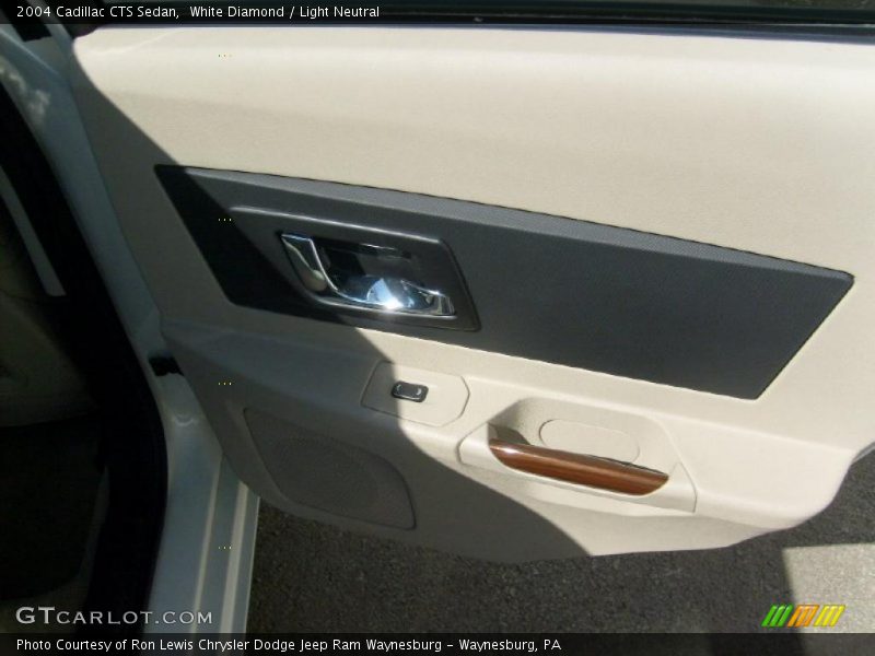 White Diamond / Light Neutral 2004 Cadillac CTS Sedan