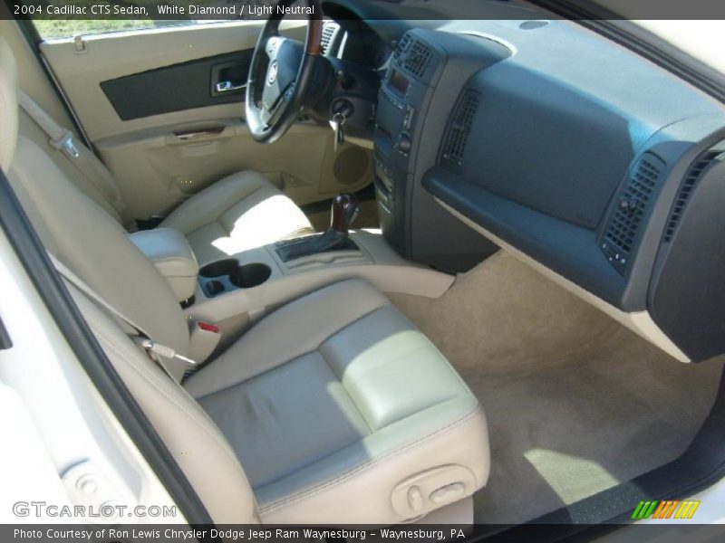 White Diamond / Light Neutral 2004 Cadillac CTS Sedan
