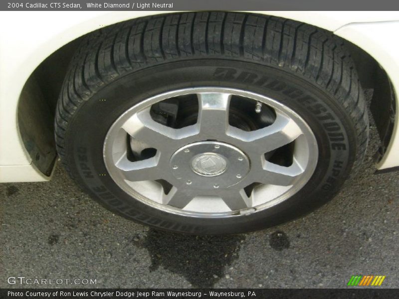 White Diamond / Light Neutral 2004 Cadillac CTS Sedan