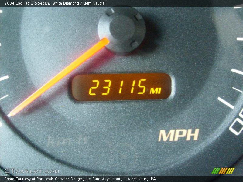White Diamond / Light Neutral 2004 Cadillac CTS Sedan