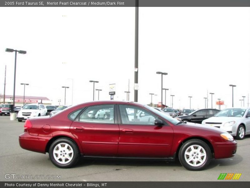 Merlot Pearl Clearcoat / Medium/Dark Flint 2005 Ford Taurus SE