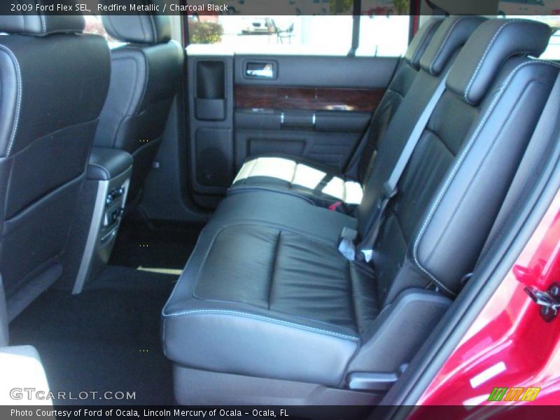 Redfire Metallic / Charcoal Black 2009 Ford Flex SEL
