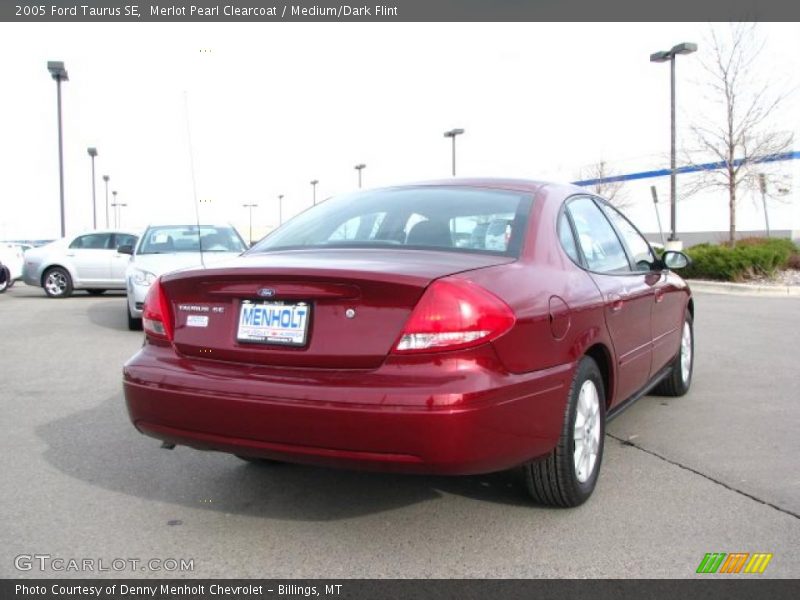 Merlot Pearl Clearcoat / Medium/Dark Flint 2005 Ford Taurus SE
