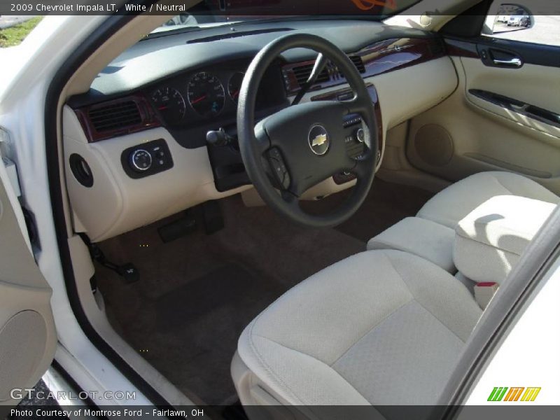 White / Neutral 2009 Chevrolet Impala LT