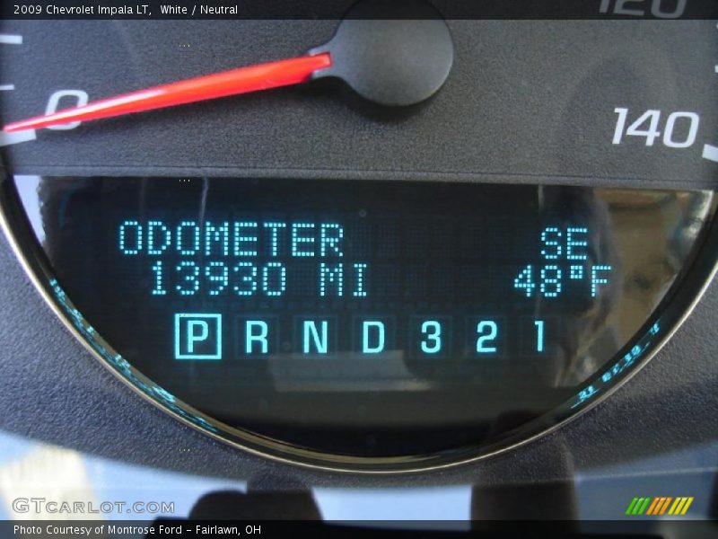 White / Neutral 2009 Chevrolet Impala LT