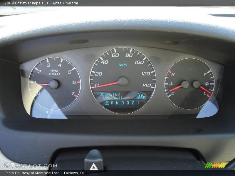 White / Neutral 2009 Chevrolet Impala LT