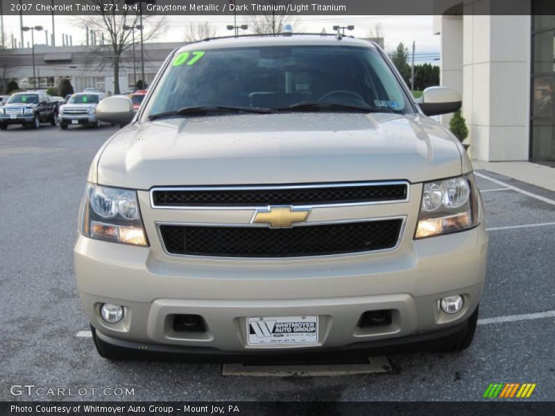 Graystone Metallic / Dark Titanium/Light Titanium 2007 Chevrolet Tahoe Z71 4x4