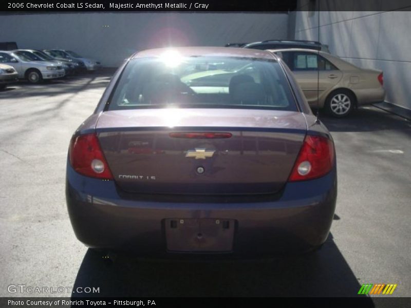 Majestic Amethyst Metallic / Gray 2006 Chevrolet Cobalt LS Sedan