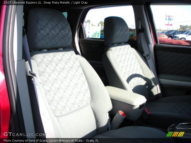 Deep Ruby Metallic / Light Gray 2007 Chevrolet Equinox LS