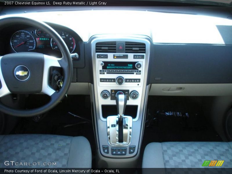 Deep Ruby Metallic / Light Gray 2007 Chevrolet Equinox LS