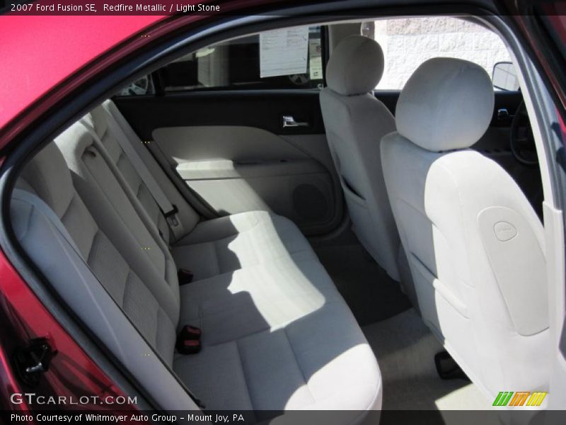 Redfire Metallic / Light Stone 2007 Ford Fusion SE