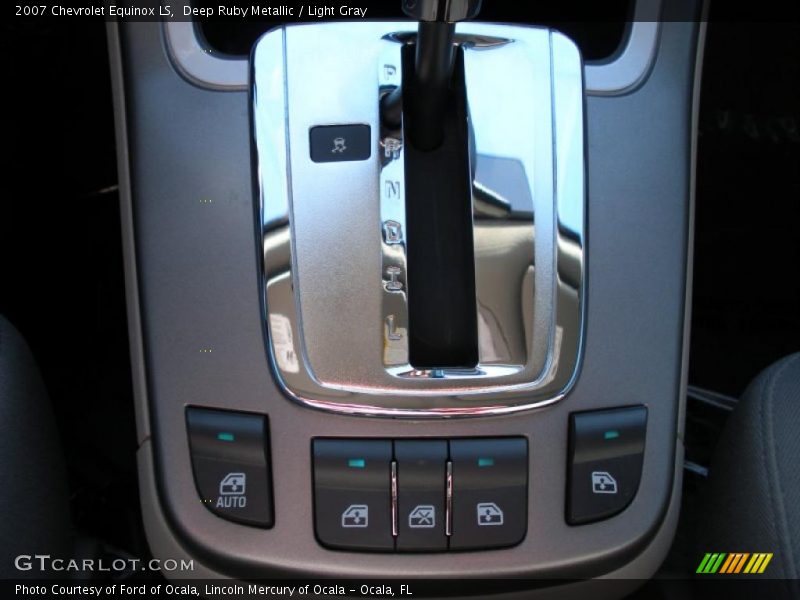 Deep Ruby Metallic / Light Gray 2007 Chevrolet Equinox LS