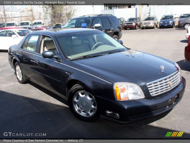 Midnight Blue / Neutral Shale 2000 Cadillac DeVille Sedan