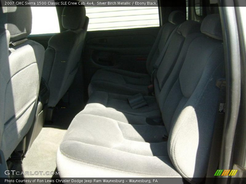 Silver Birch Metallic / Ebony Black 2007 GMC Sierra 1500 Classic SLE Crew Cab 4x4