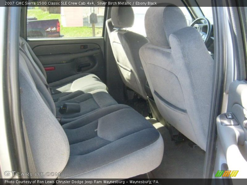Silver Birch Metallic / Ebony Black 2007 GMC Sierra 1500 Classic SLE Crew Cab 4x4