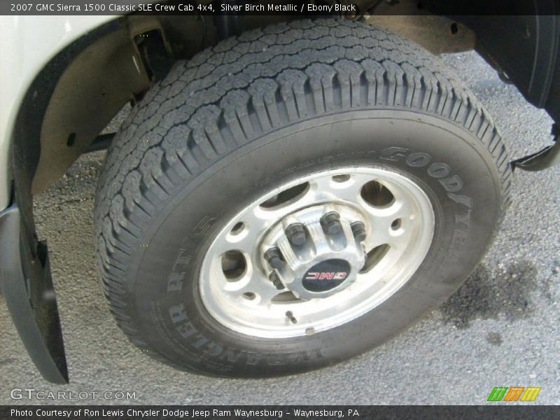 Silver Birch Metallic / Ebony Black 2007 GMC Sierra 1500 Classic SLE Crew Cab 4x4