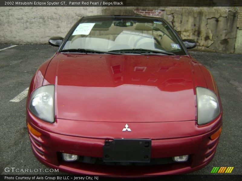 Patriot Red Pearl / Beige/Black 2002 Mitsubishi Eclipse Spyder GT