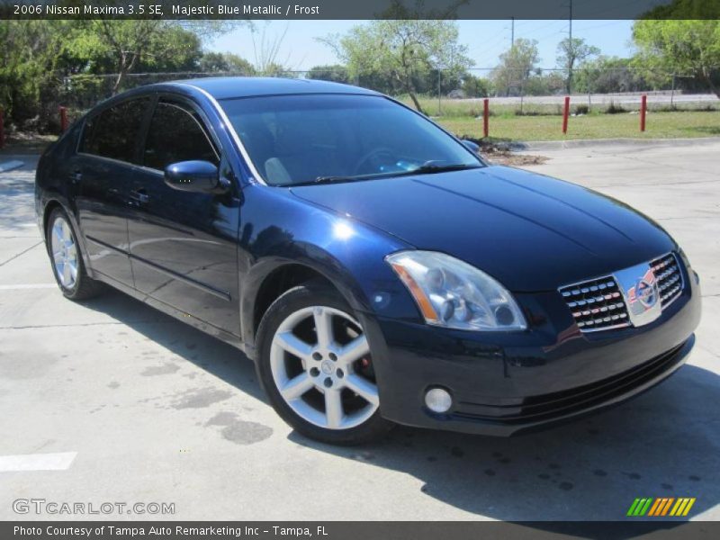 Majestic Blue Metallic / Frost 2006 Nissan Maxima 3.5 SE